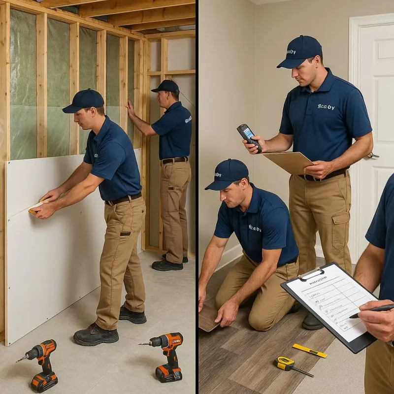 Repairs and Reconstruction process in East Prairie, MO
